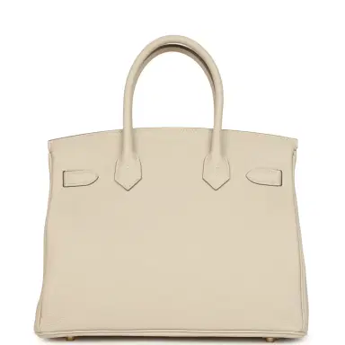 HERMÈS Hermes Birkin 30 Craie Togo Gold Hardware | Thumbnail 4 HERMÈS Hermes Birkin 30 Craie Togo Gold Hardware | Thumbnail 4