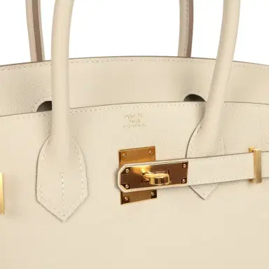 HERMÈS Hermes Birkin 30 Craie Togo Gold Hardware | Thumbnail 7 HERMÈS Hermes Birkin 30 Craie Togo Gold Hardware | Thumbnail 7