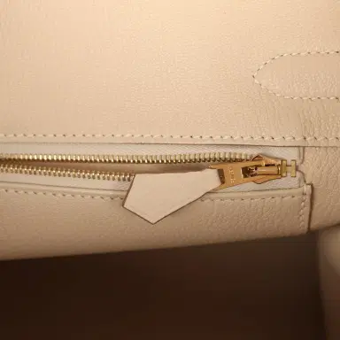 HERMÈS Hermes Birkin 30 Craie Togo Gold Hardware | Thumbnail 9 HERMÈS Hermes Birkin 30 Craie Togo Gold Hardware | Thumbnail 9