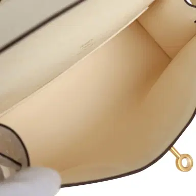 HERMÈS Hermes Kelly Pochette Nata Ostrich Boreal Gold Hardware | Thumbnail 8 HERMÈS Hermes Kelly Pochette Nata Ostrich Boreal Gold Hardware | Thumbnail 8