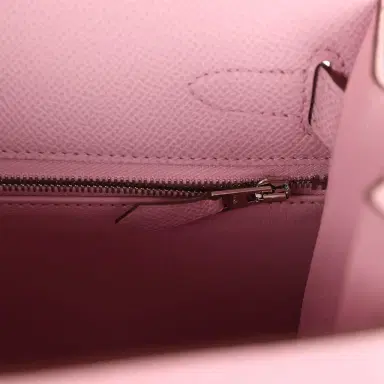 HERMÈS Hermes Kelly Sellier 28 Mauve Sylvestre Epsom Palladium Hardware | Thumbnail 9 HERMÈS Hermes Kelly Sellier 28 Mauve Sylvestre Epsom Palladium Hardware | Thumbnail 9