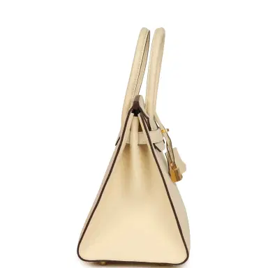 HERMÈS Pre-owned Hermes Birkin Sellier 30 Nata Epsom Gold Hardware | Thumbnail 3 HERMÈS Pre-owned Hermes Birkin Sellier 30 Nata Epsom Gold Hardware | Thumbnail 3