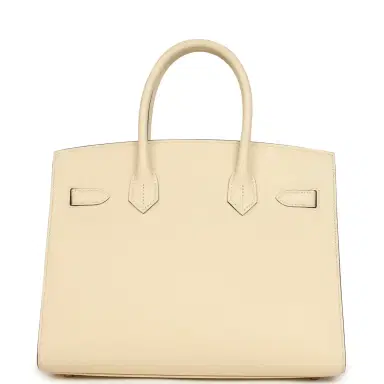 HERMÈS Pre-owned Hermes Birkin Sellier 30 Nata Epsom Gold Hardware | Thumbnail 4 HERMÈS Pre-owned Hermes Birkin Sellier 30 Nata Epsom Gold Hardware | Thumbnail 4