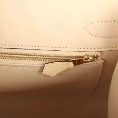 HERMÈS Pre-owned Hermes Birkin Sellier 30 Nata Epsom Gold Hardware | Thumbnail 9 HERMÈS Pre-owned Hermes Birkin Sellier 30 Nata Epsom Gold Hardware | Thumbnail 9