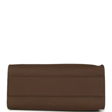 The Row The Row Marlo 14 Tote Bag Dark Olive Calfskin Silver Hardware | Thumbnail 6 The Row The Row Marlo 14 Tote Bag Dark Olive Calfskin Silver Hardware | Thumbnail 6