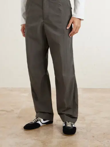 Dries Van Noten Leather-Trimmed Suede Sneakers | Thumbnail 2 Dries Van Noten Leather-Trimmed Suede Sneakers | Thumbnail 2