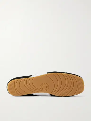 Dries Van Noten Leather-Trimmed Suede Sneakers | Thumbnail 3 Dries Van Noten Leather-Trimmed Suede Sneakers | Thumbnail 3