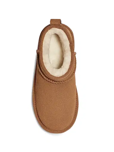 UGG Girl's Classic Ultra Mini Platform Boots - Brown - Size 4 (Child) | Thumbnail 4 UGG Girl's Classic Ultra Mini Platform Boots - Brown - Size 4 (Child) | Thumbnail 4