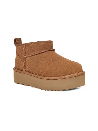 UGG Girl's Classic Ultra Mini Platform Boots - Brown - Size 4 (Child) | Thumbnail 1 UGG Girl's Classic Ultra Mini Platform Boots - Brown - Size 4 (Child) | Thumbnail 1