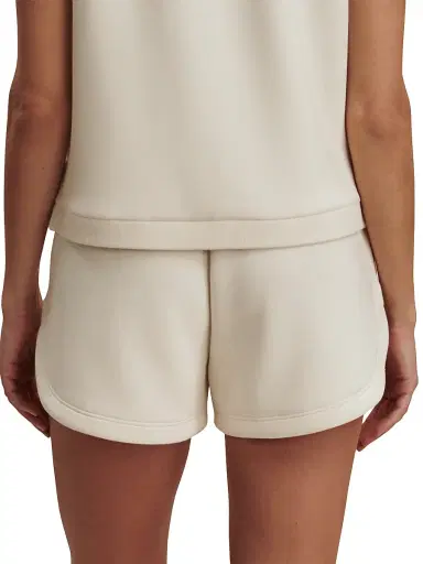 Varley Women's Coulter High-Rise Drawstring Shorts - Pristine | Thumbnail 5 Varley Women's Coulter High-Rise Drawstring Shorts - Pristine | Thumbnail 5