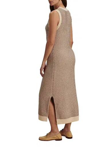 Varley Women's Sadia Stitch-Knit Midi-Dress - Birch - Size Small | Thumbnail 5 Varley Women's Sadia Stitch-Knit Midi-Dress - Birch - Size Small | Thumbnail 5