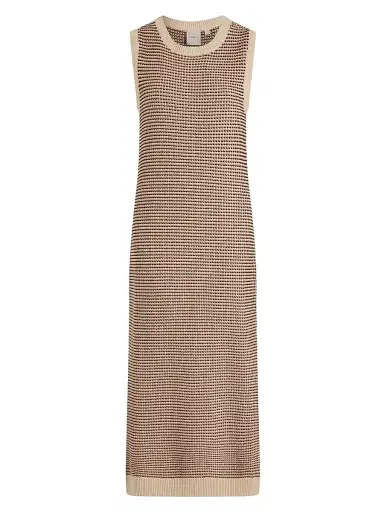 Varley Women's Sadia Stitch-Knit Midi-Dress - Birch - Size Small | Thumbnail 1 Varley Women's Sadia Stitch-Knit Midi-Dress - Birch - Size Small | Thumbnail 1