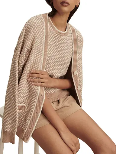Varley Women's Jenson Stitch Knit Cotton Tank - Light Taupe | Thumbnail 7 Varley Women's Jenson Stitch Knit Cotton Tank - Light Taupe | Thumbnail 7