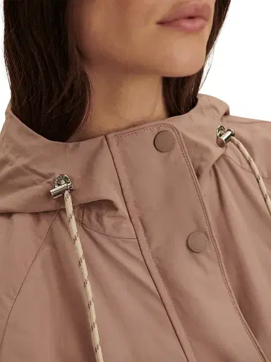 Varley Women's Isa Lightweight Cotton-Nylon Jacket - Brownie | Thumbnail 7 Varley Women's Isa Lightweight Cotton-Nylon Jacket - Brownie | Thumbnail 7