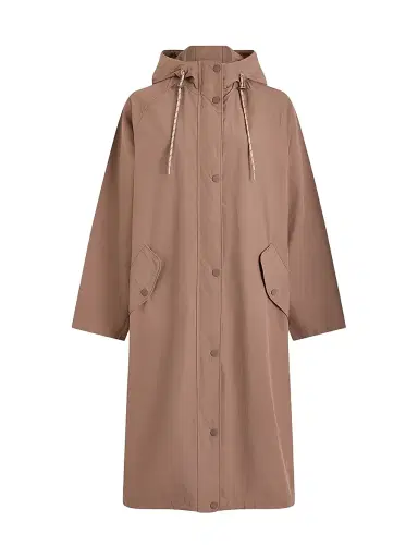 Varley Women's Isa Lightweight Cotton-Nylon Jacket - Brownie | Thumbnail 1 Varley Women's Isa Lightweight Cotton-Nylon Jacket - Brownie | Thumbnail 1