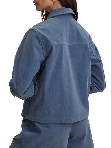 Varley Women's Carlotta Corduroy Utility Jacket - Bijou Blue | Thumbnail 5 Varley Women's Carlotta Corduroy Utility Jacket - Bijou Blue | Thumbnail 5