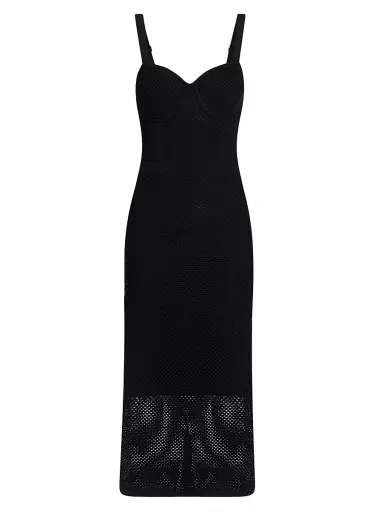 L'Agence Women's Michelle Pointelle-Knit Body-Con Dress | Thumbnail 1 L'Agence Women's Michelle Pointelle-Knit Body-Con Dress | Thumbnail 1
