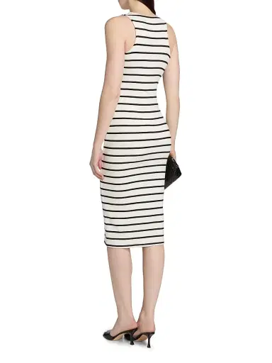 L'Agence Women's Nura Stripe Racerback Midi-Dress | Thumbnail 5 L'Agence Women's Nura Stripe Racerback Midi-Dress | Thumbnail 5