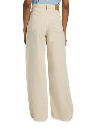 rag & bone Women's Featherweight Sofie Wide-Leg Jeans - Sand Stone | Thumbnail 5 rag & bone Women's Featherweight Sofie Wide-Leg Jeans - Sand Stone | Thumbnail 5