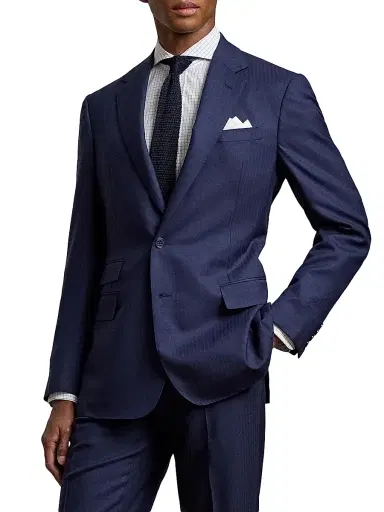 Ralph Lauren Purple Label Men's Keaton Tattersall Cotton Dress Shirt | Thumbnail 7 Ralph Lauren Purple Label Men's Keaton Tattersall Cotton Dress Shirt | Thumbnail 7