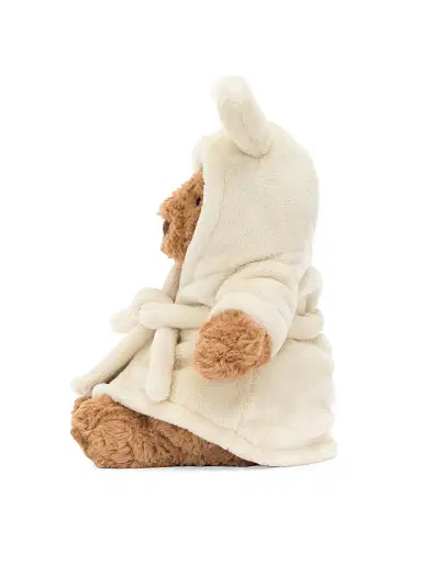 Jellycat Bartholomew Bear Bathrobe Plush Toy - Brown | Thumbnail 3 Jellycat Bartholomew Bear Bathrobe Plush Toy - Brown | Thumbnail 3