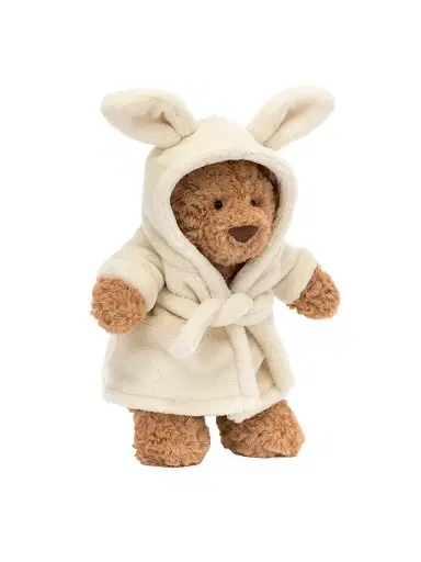 Jellycat Bartholomew Bear Bathrobe Plush Toy - Brown | Thumbnail 4 Jellycat Bartholomew Bear Bathrobe Plush Toy - Brown | Thumbnail 4