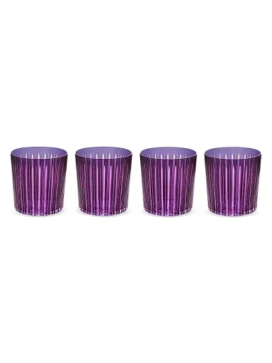 L'Objet Prism 4-Piece Double Old-Fashioned Glass Set | Thumbnail 1 L'Objet Prism 4-Piece Double Old-Fashioned Glass Set | Thumbnail 1