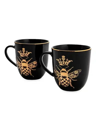 MacKenzie-Childs Queen Bee 2-Piece Mug Set | Thumbnail 3 MacKenzie-Childs Queen Bee 2-Piece Mug Set | Thumbnail 3