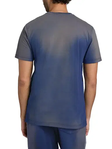 MOSCHINO Men's Monogram Logo Cotton T-Shirt - Blue - Size Small | Thumbnail 5 MOSCHINO Men's Monogram Logo Cotton T-Shirt - Blue - Size Small | Thumbnail 5
