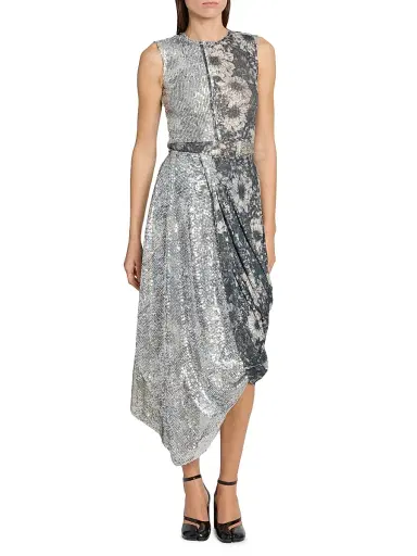 Maison Margiela Women's Sequin Floral Sleeveless Top - Multicolor Variant - Size Small | Thumbnail 3 Maison Margiela Women's Sequin Floral Sleeveless Top - Multicolor Variant - Size Small | Thumbnail 3