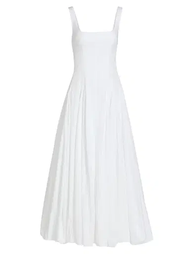 Simkhai Women's Hally Cotton Bubble Midi-Dress | Thumbnail 1 Simkhai Women's Hally Cotton Bubble Midi-Dress | Thumbnail 1