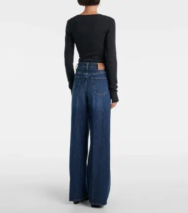 TOTEME High-rise wide-leg jeans | Thumbnail 4 TOTEME High-rise wide-leg jeans | Thumbnail 4