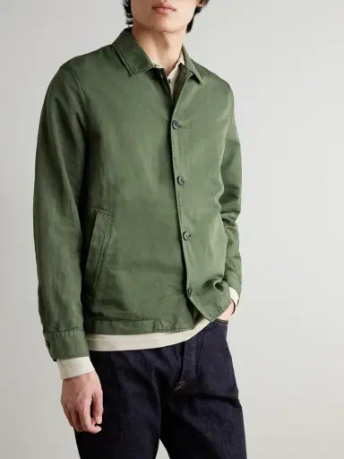 Sunspel Cotton and Linen-Blend Jacket | Thumbnail 3 Sunspel Cotton and Linen-Blend Jacket | Thumbnail 3