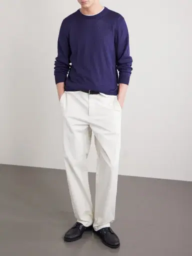MR P. Linen and Cotton-Blend Sweater | Thumbnail 2 MR P. Linen and Cotton-Blend Sweater | Thumbnail 2