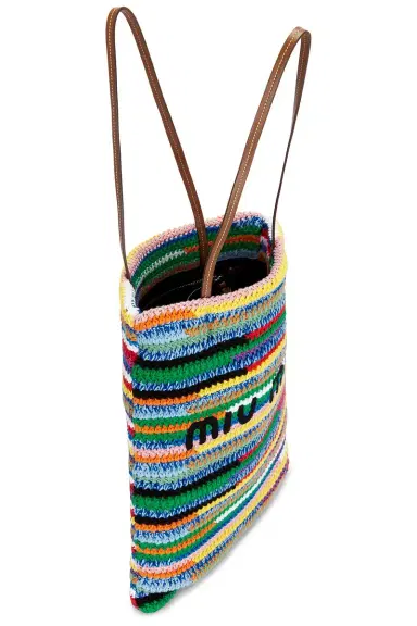 Miu Miu Cotone Crochet Tote Bag | Thumbnail 5 Miu Miu Cotone Crochet Tote Bag | Thumbnail 5
