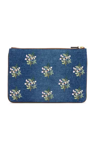 Valentino Garavani V Logo Signature Medium Flat Pouch | Thumbnail 3 Valentino Garavani V Logo Signature Medium Flat Pouch | Thumbnail 3