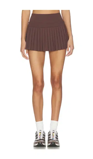 Gold Hinge Pleated Tennis Skirt | Thumbnail 1 Gold Hinge Pleated Tennis Skirt | Thumbnail 1