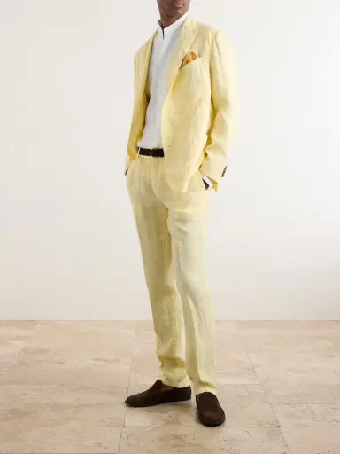 Boglioli Straight-Leg Linen Suit Trousers - Men | Thumbnail 2 Boglioli Straight-Leg Linen Suit Trousers - Men | Thumbnail 2