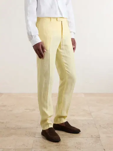 Boglioli Straight-Leg Linen Suit Trousers - Men | Thumbnail 3 Boglioli Straight-Leg Linen Suit Trousers - Men | Thumbnail 3