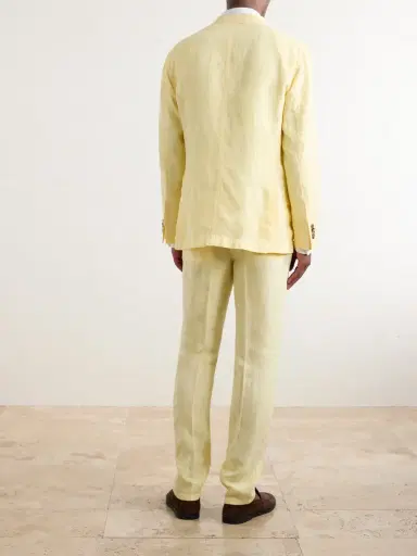 Boglioli Straight-Leg Linen Suit Trousers - Men | Thumbnail 4 Boglioli Straight-Leg Linen Suit Trousers - Men | Thumbnail 4