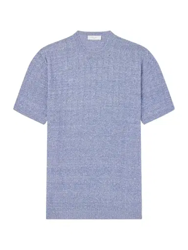 Boglioli Ribbed Linen and Cotton-Blend T-Shirt - Men | Thumbnail 1 Boglioli Ribbed Linen and Cotton-Blend T-Shirt - Men | Thumbnail 1