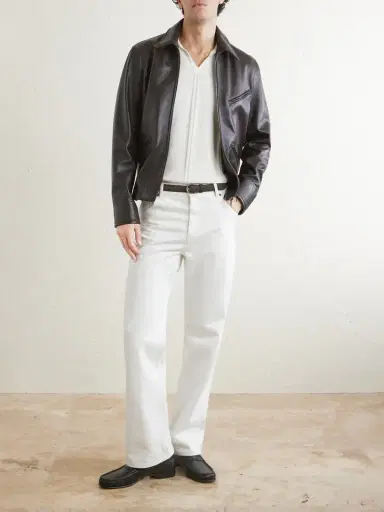 J. Mueser Racer Leather Jacket - Men | Thumbnail 2 J. Mueser Racer Leather Jacket - Men | Thumbnail 2