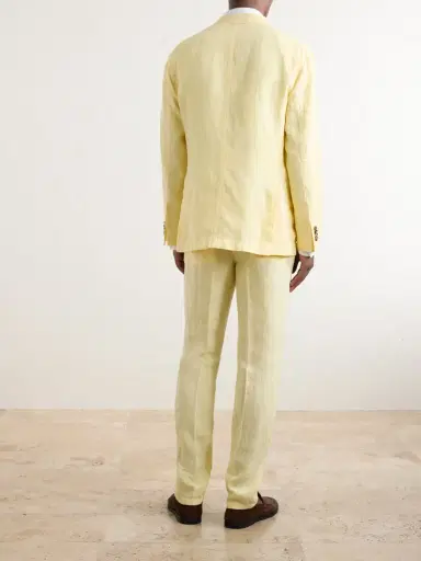 Boglioli Linen Suit Jacket - Men | Thumbnail 4 Boglioli Linen Suit Jacket - Men | Thumbnail 4