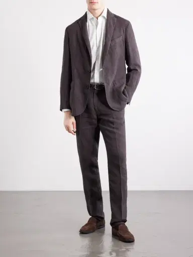 Boglioli Straight-Leg Linen Suit Trousers - Men | Thumbnail 2 Boglioli Straight-Leg Linen Suit Trousers - Men | Thumbnail 2