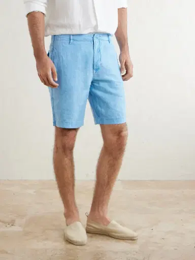 Vilebrequin Straight-Leg Garment-Dyed Linen Shorts - Men | Thumbnail 3 Vilebrequin Straight-Leg Garment-Dyed Linen Shorts - Men | Thumbnail 3