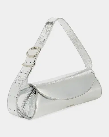 Jil Sander Cannolo Small Laminated Leather Shoulder Bag | Thumbnail 2 Jil Sander Cannolo Small Laminated Leather Shoulder Bag | Thumbnail 2
