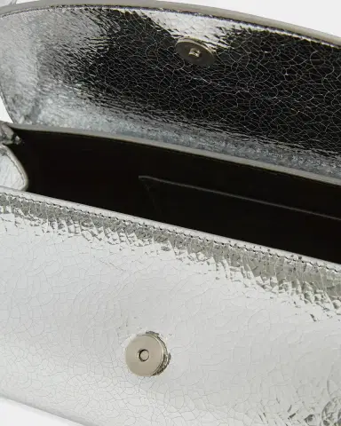 Jil Sander Cannolo Small Laminated Leather Shoulder Bag | Thumbnail 3 Jil Sander Cannolo Small Laminated Leather Shoulder Bag | Thumbnail 3