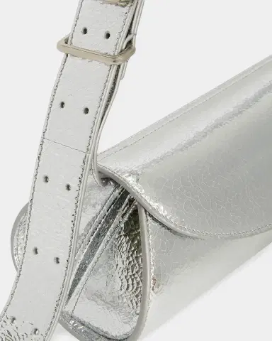 Jil Sander Cannolo Small Laminated Leather Shoulder Bag | Thumbnail 4 Jil Sander Cannolo Small Laminated Leather Shoulder Bag | Thumbnail 4