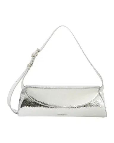 Jil Sander Cannolo Small Laminated Leather Shoulder Bag | Thumbnail 1 Jil Sander Cannolo Small Laminated Leather Shoulder Bag | Thumbnail 1