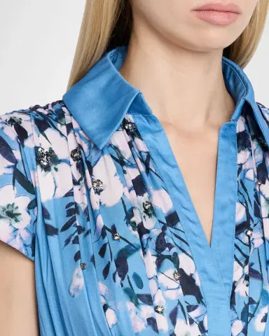 Aidan Mattox Floral-Print Chiffon Maxi Dress | Thumbnail 5 Aidan Mattox Floral-Print Chiffon Maxi Dress | Thumbnail 5